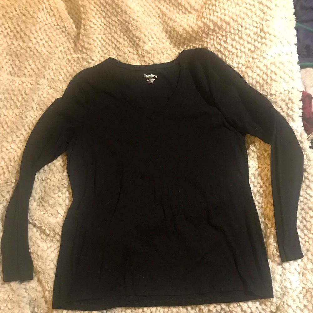 Old Navy, black, soft, v-neck, long sleeve shirt